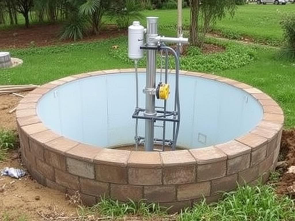 углубление скважины на воду. Шаг 5. Установка окончательного оборудования